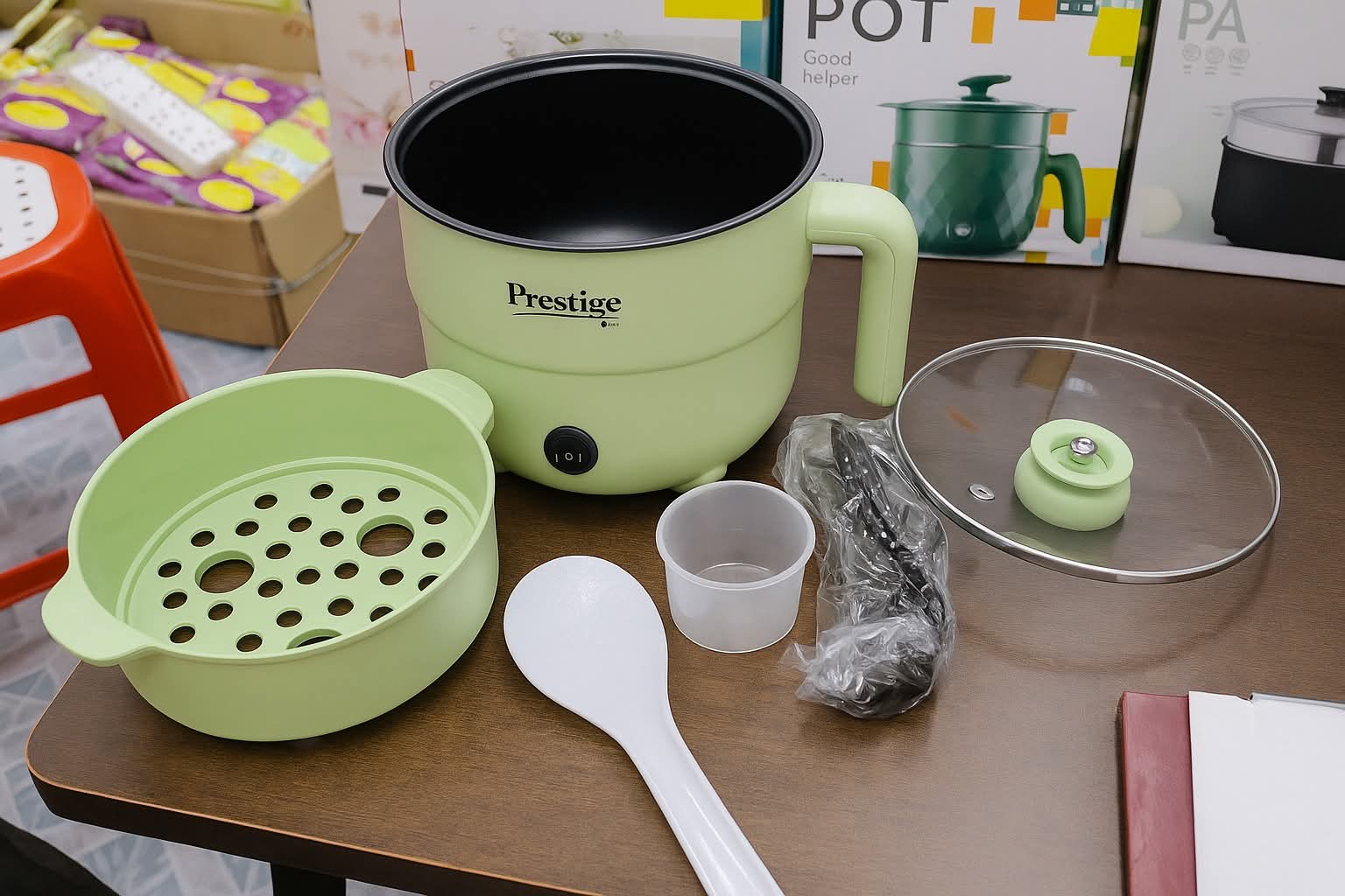 🍽️ Prestige Star 2-in-1 Electric Multi Cooker & Steamer